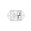 JEC AC JR-307R-01 male Connector Durable medical device Electrical socket with certification